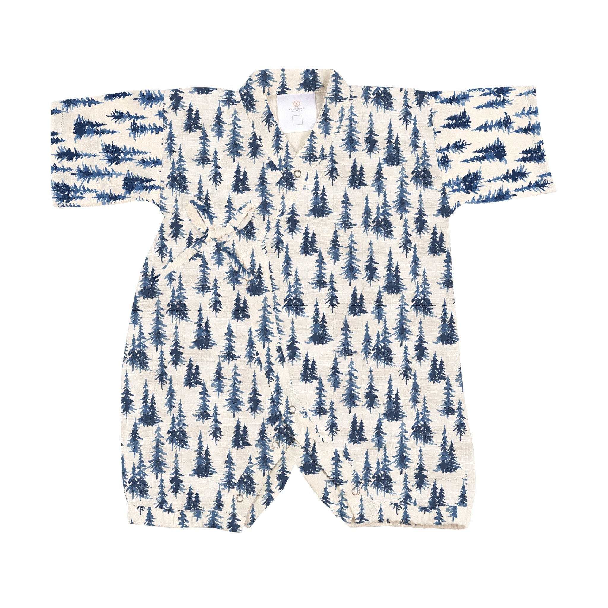 Indigo Forest Bamboo Newcastle Mini Kimono Jumpsuit