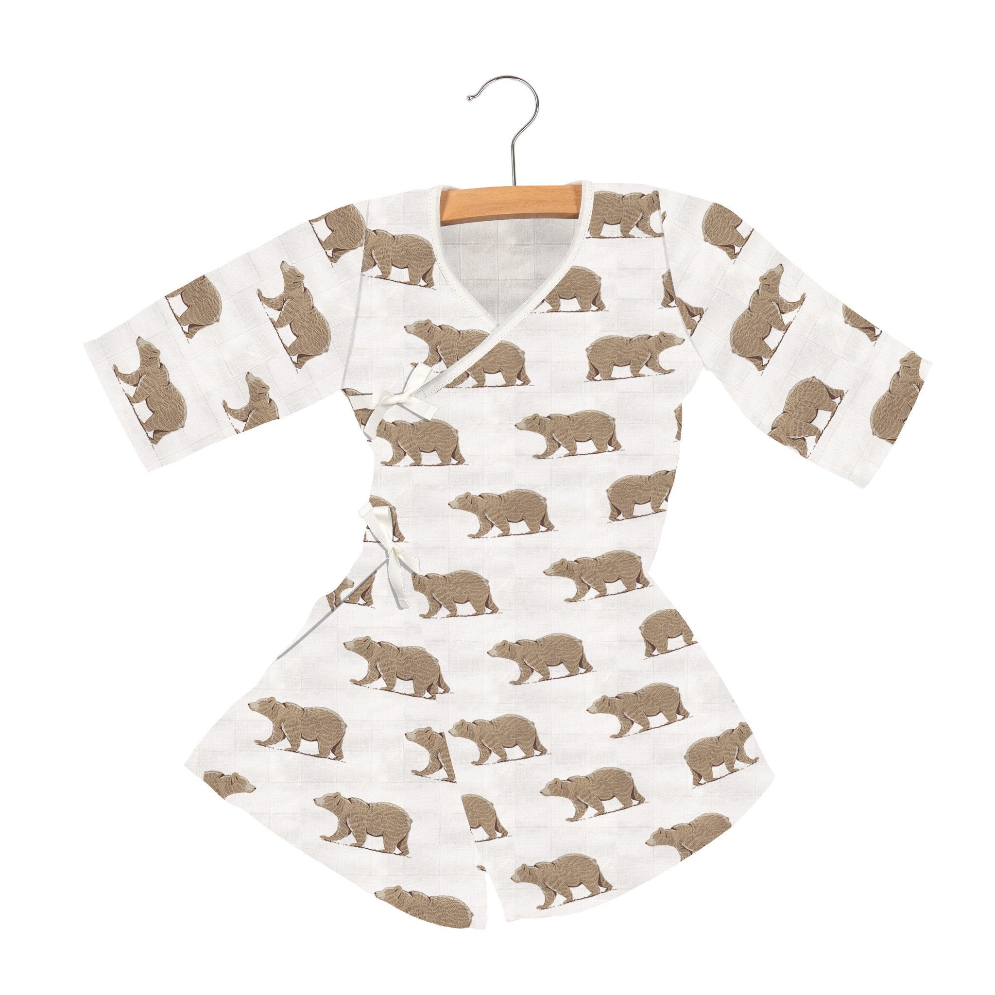 Goodnight Bear Bamboo Newcastle Mini Robe