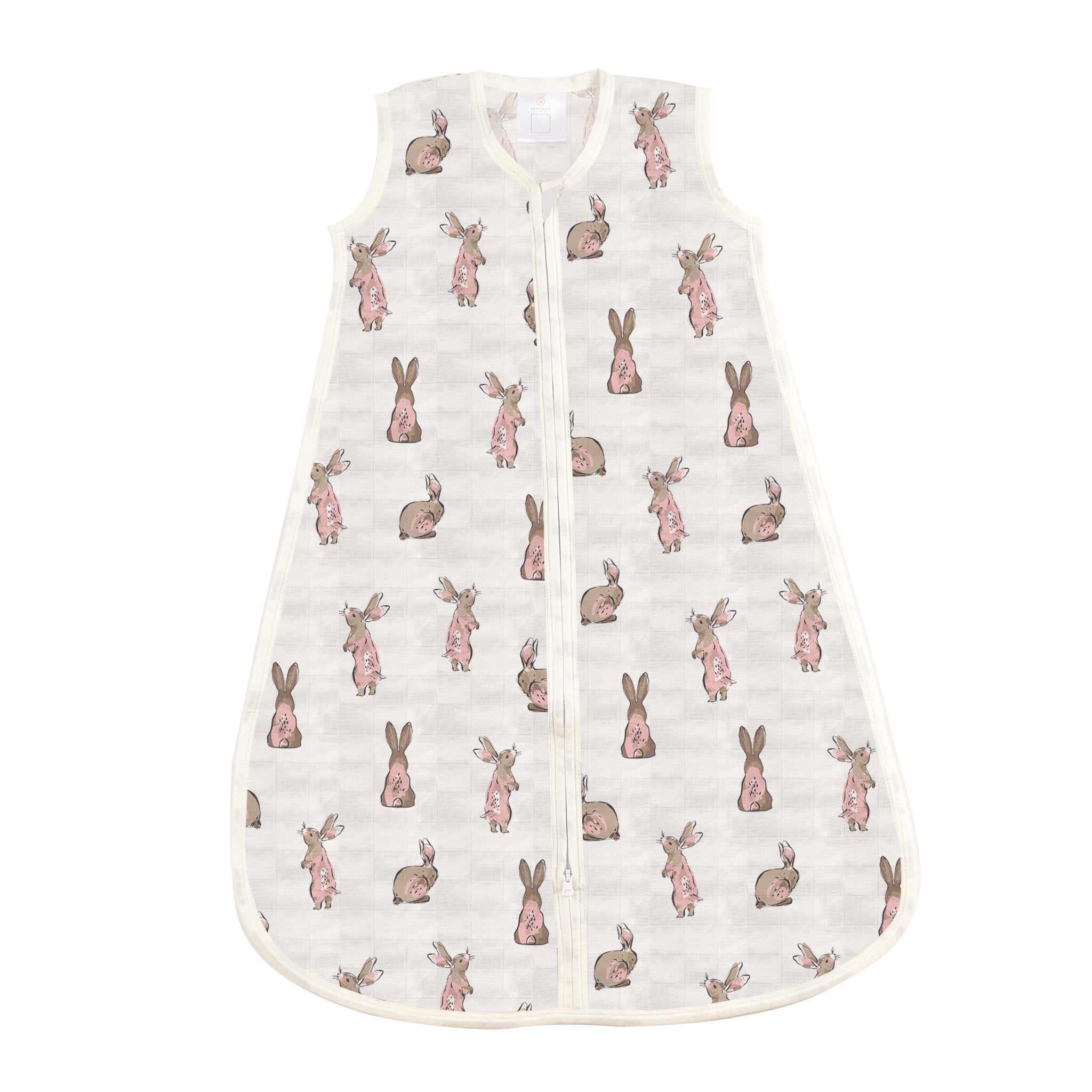 Powder Pink Bunnies Bamboo Sleep Sack