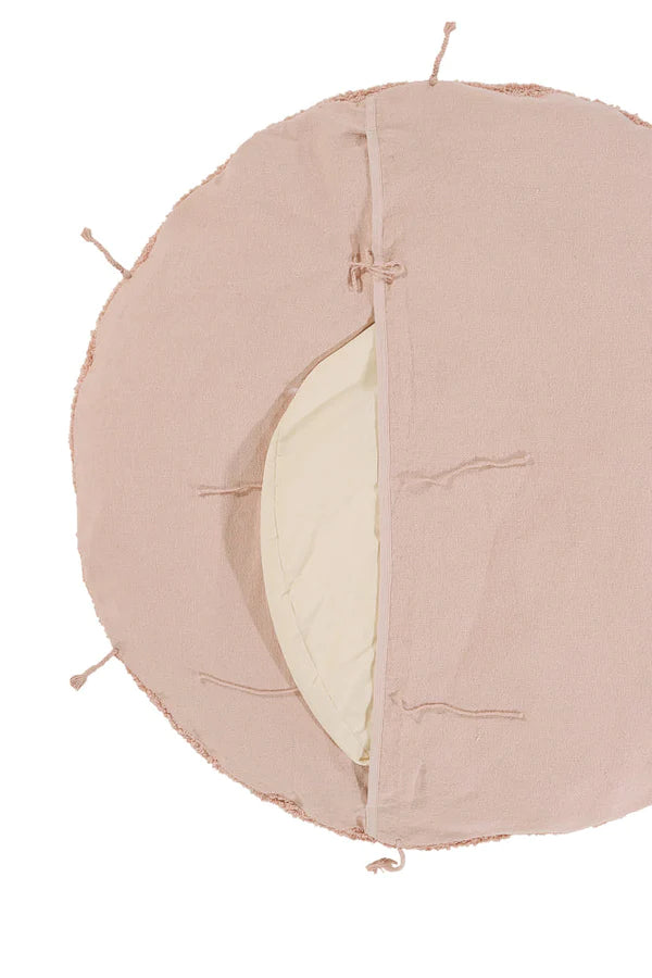 SLEEPOVER POUF LOU VINTAGE NUDE  Little Wonder & Co   