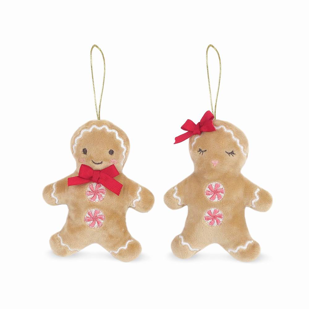 Gingerbread Couple Ornaments ORNAMENTS MON AMI   