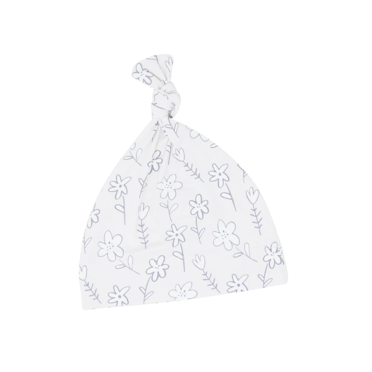 Knot Hat - Grey Doodle