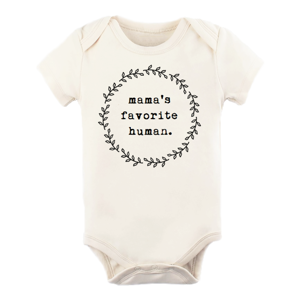 Mama's Favorite Human - Organic Cotton Bodysuit