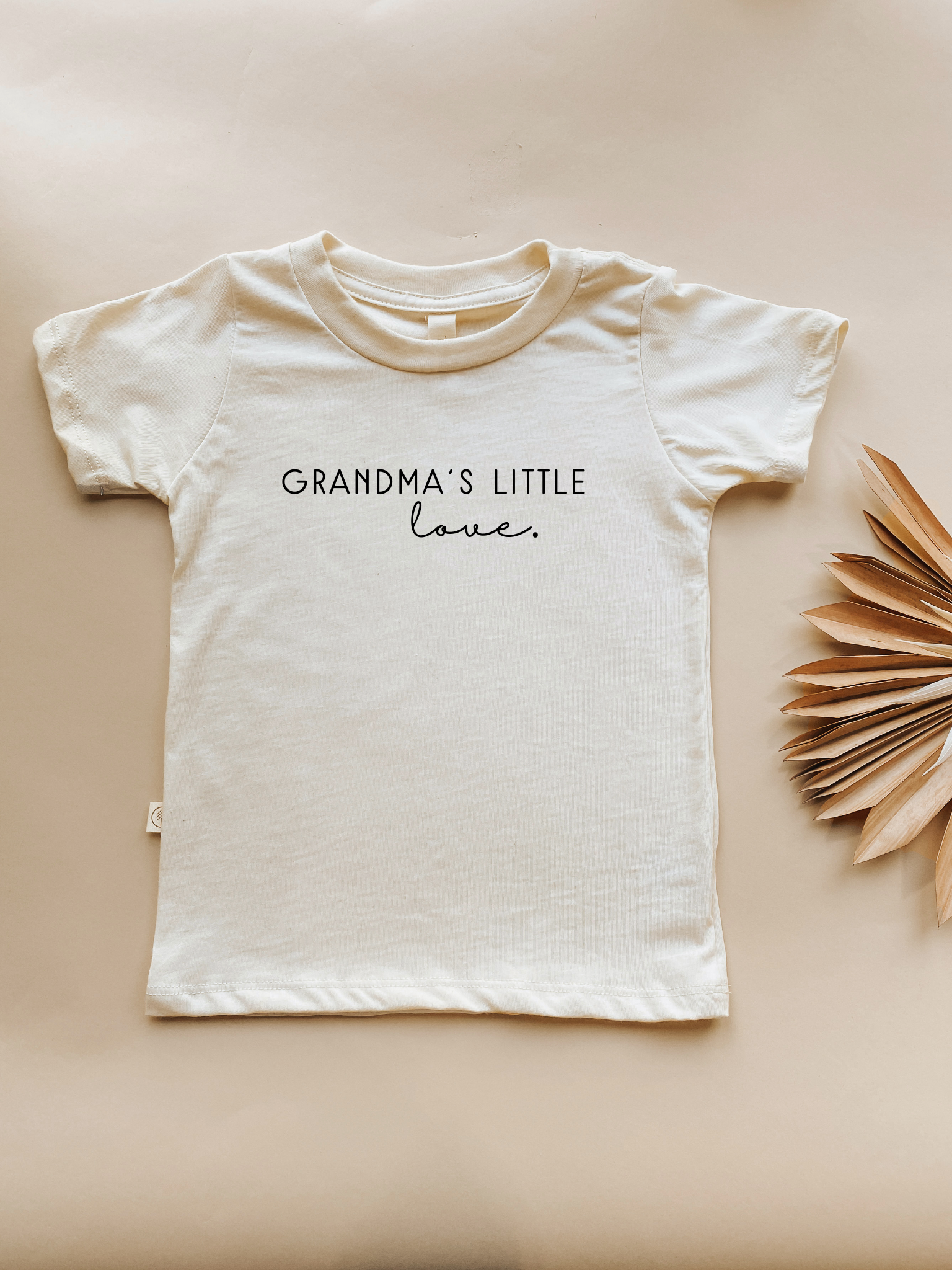 Kids Graphic Tee | Grandma's Little Love | Organic Cotton