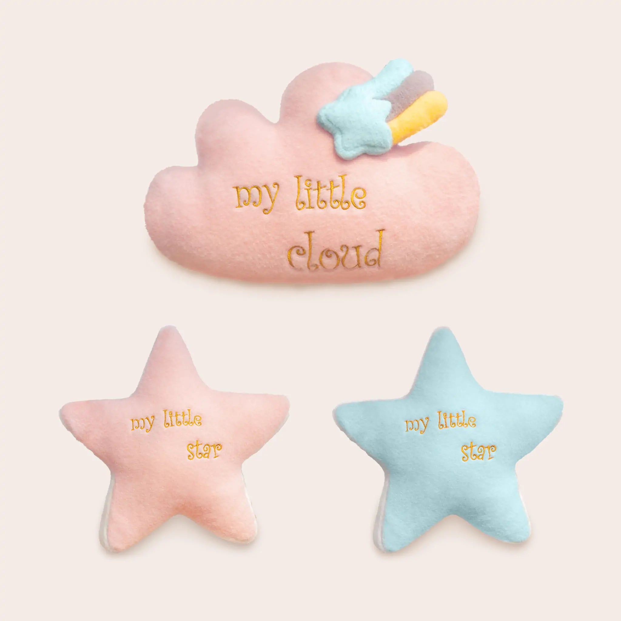 Tiny Land® Pink Star Pillow Pillows Tiny Land   