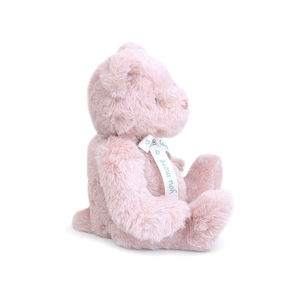 Love You Bear - Pink Stuffed Toy MON AMI   