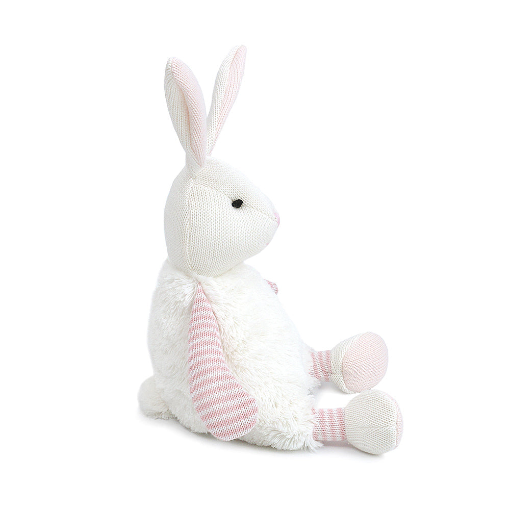 Floppy Bunny Pink Stuffed Toy MON AMI   