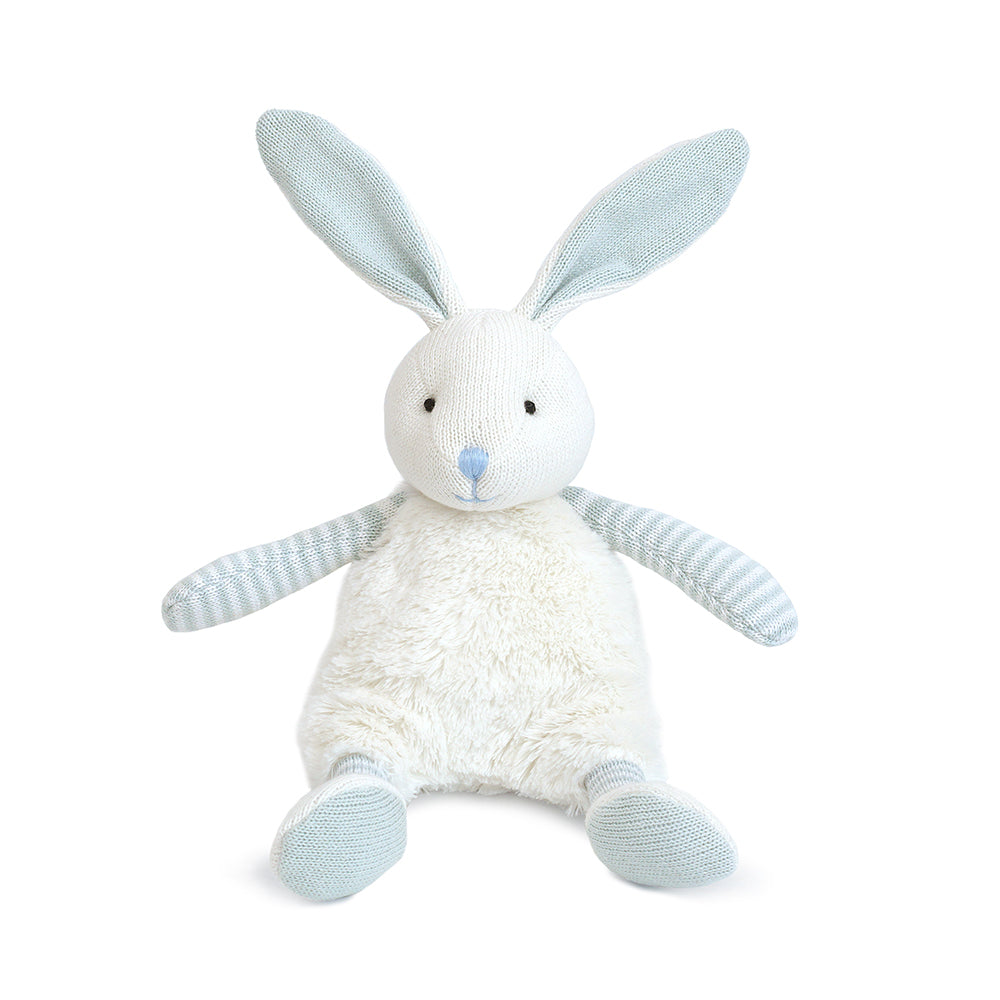 Floppy Bunny Blue Stuffed Toy MON AMI   