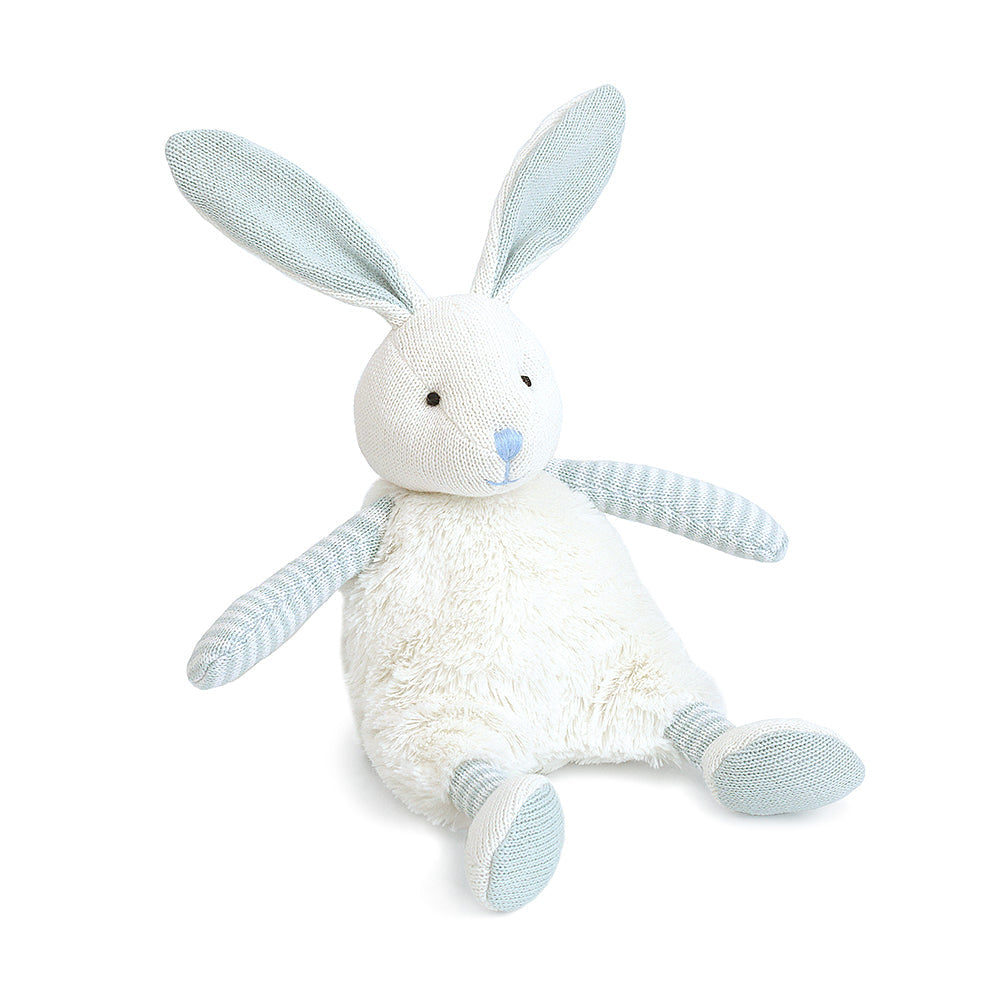 Floppy Bunny Blue Stuffed Toy MON AMI   