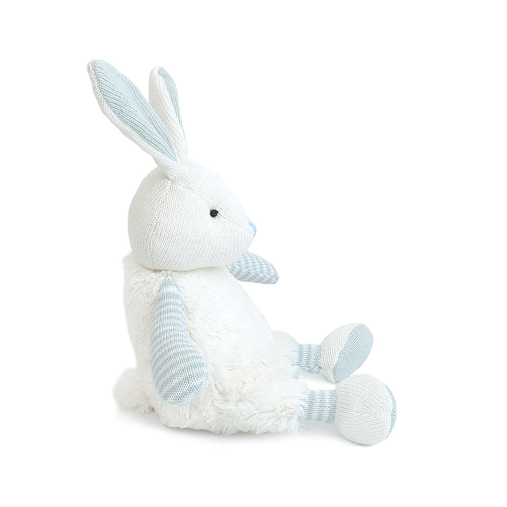 Floppy Bunny Blue Stuffed Toy MON AMI   