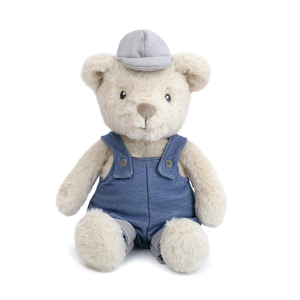 Eddie Overall Bear Stuffed Toy MON AMI   