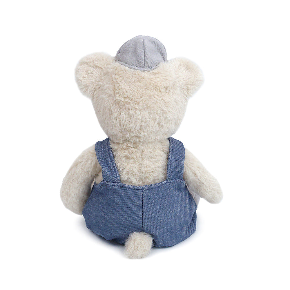 Eddie Overall Bear Stuffed Toy MON AMI   