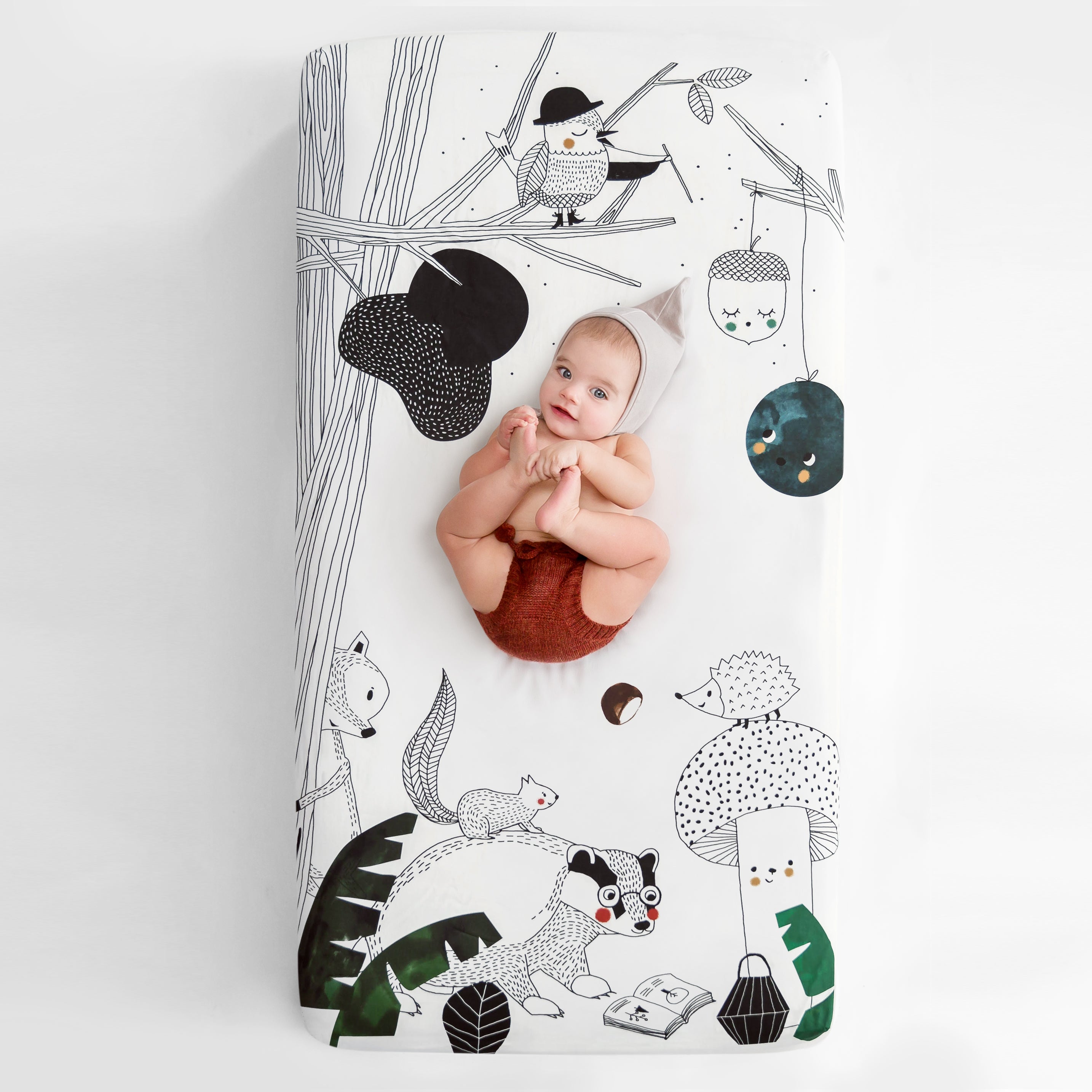 Woodland Dreams Standard Size Crib Sheet Crib sheets Rookie Humans   