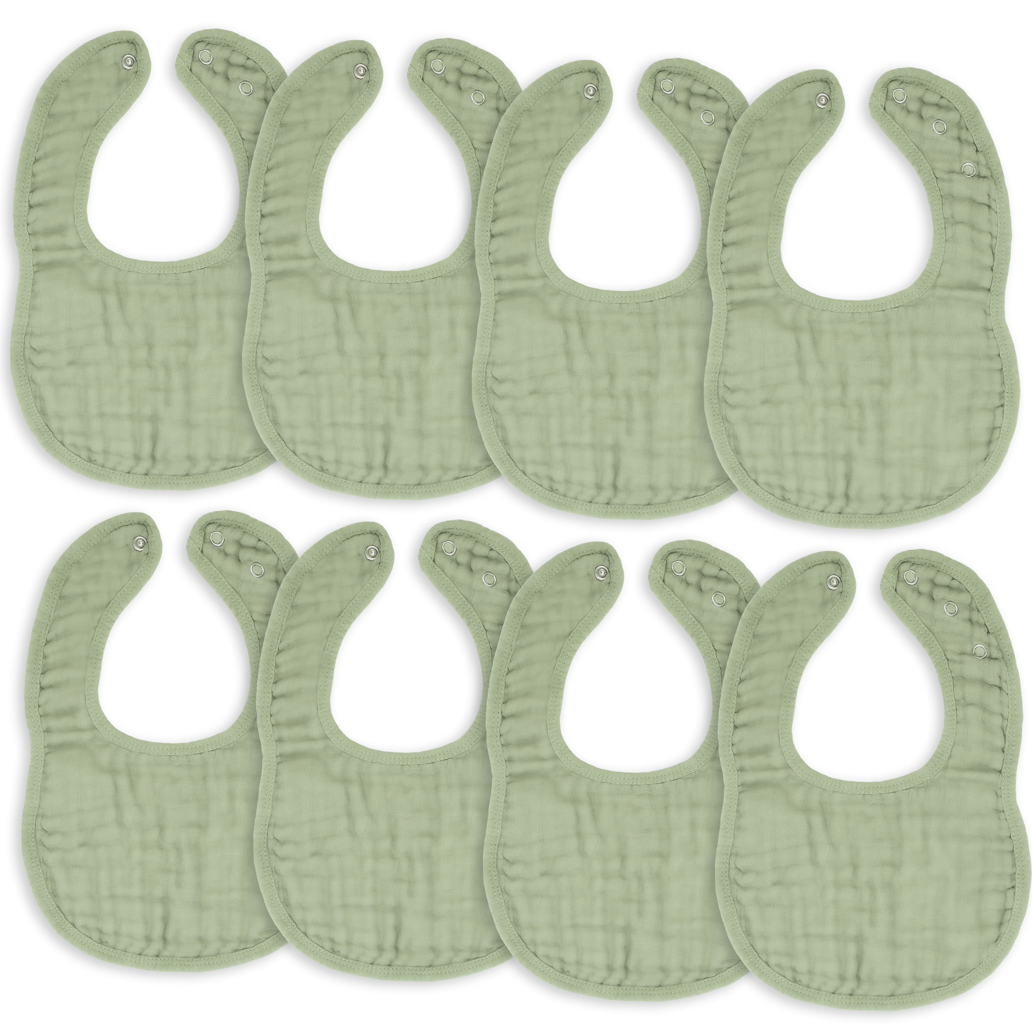 Muslin Bibs by Comfy Cubs - Sage