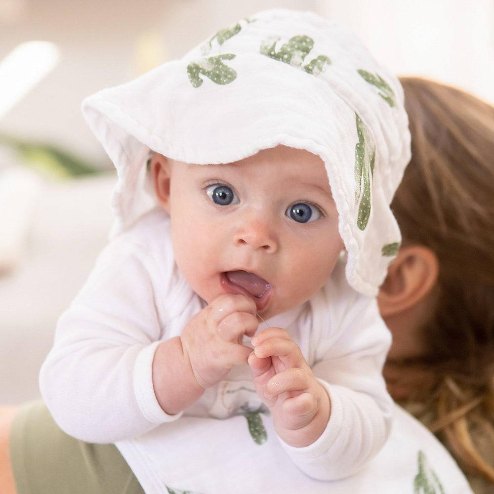 Saguaro Oh So Soft Muslin Sun Hat Sun Hat Bebe au Lait   