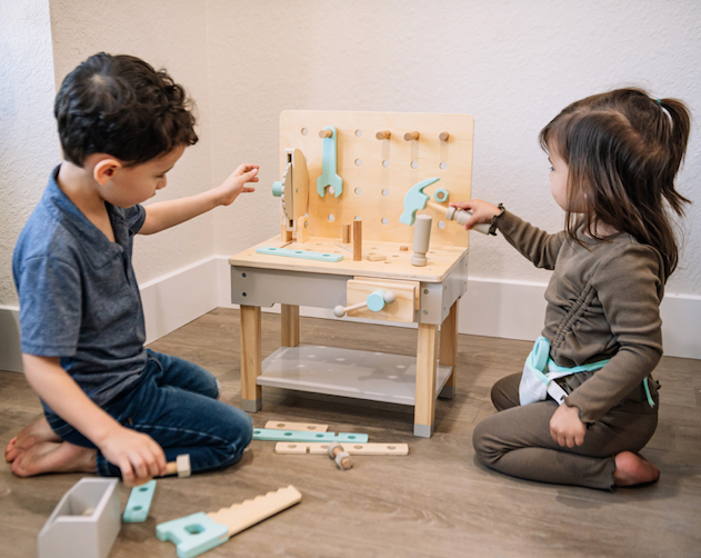 Little Builder Workbench  Wonder and Wise   