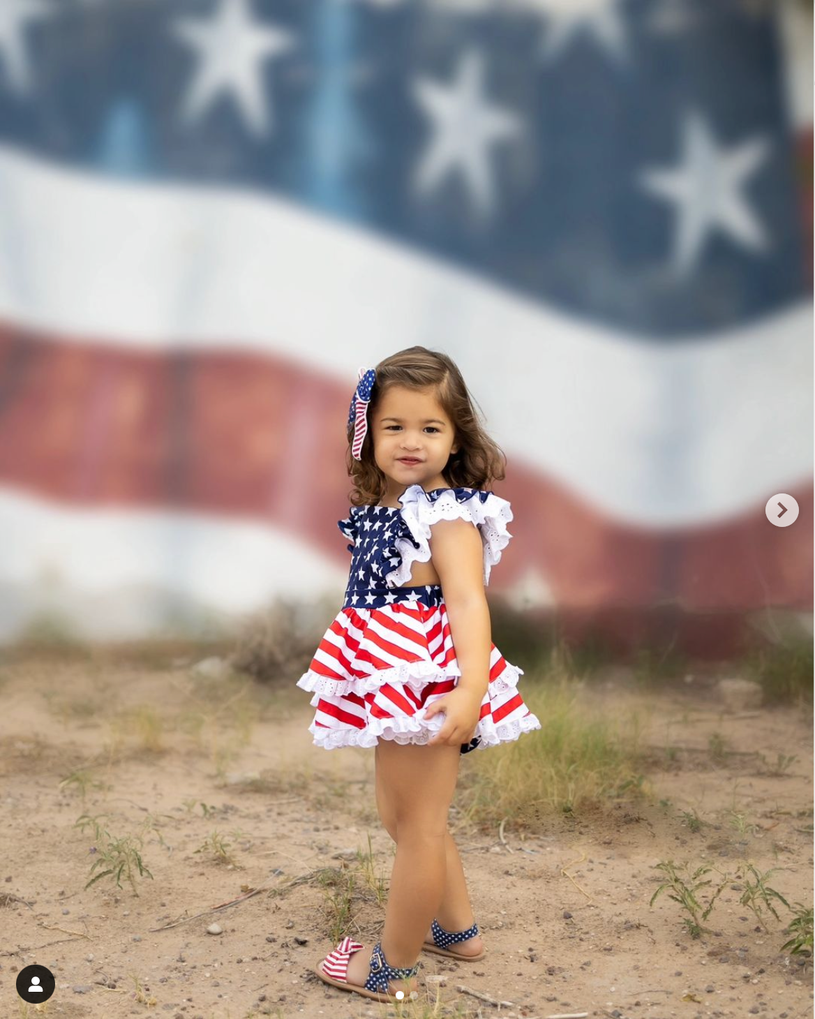 Patriotic Hazel Sandal