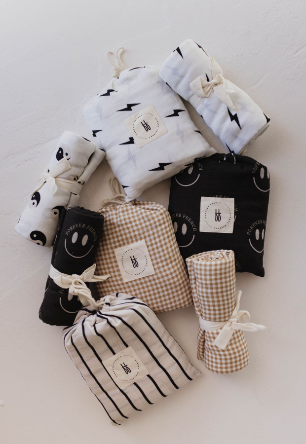 Muslin Swaddle | Black & White Yin Yang