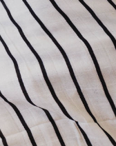 Muslin Quilt | Black & White Yin Yang / Stripe