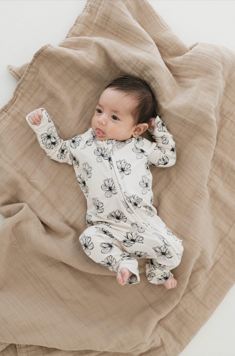 Bamboo Zip Pajamas | Desert Bloom