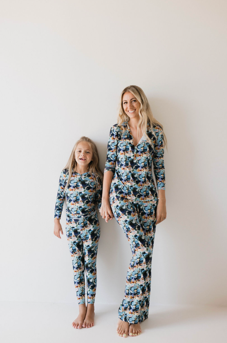 Women's Long Sleeve Bamboo Pajama | Charli Print