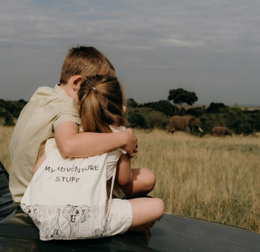 Basecamp Adventure Drawstring Bag | Handmade Kids Backpack