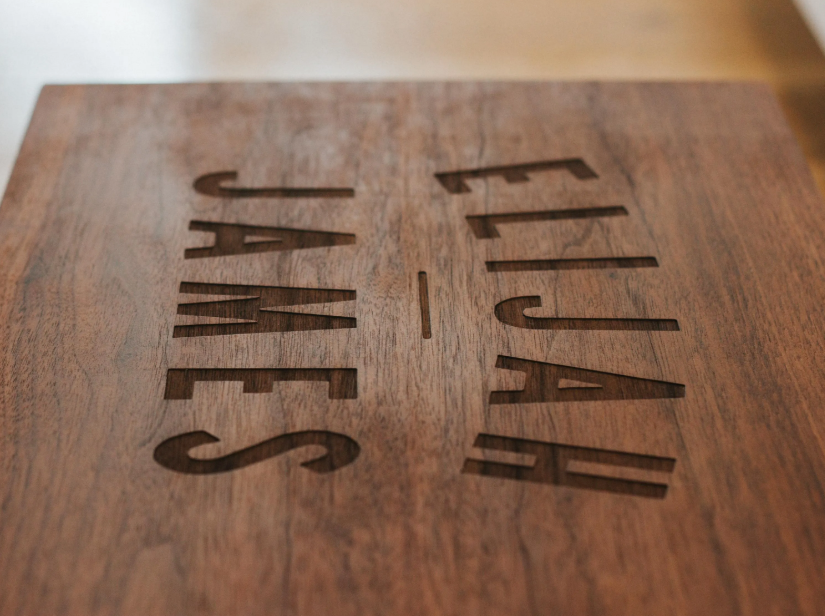 Personalized Children's Step Stool • Custom Engraved Wooden Stool • Custom Name Stool for Kids • Solid Walnut Wood • Montessori • USA Made