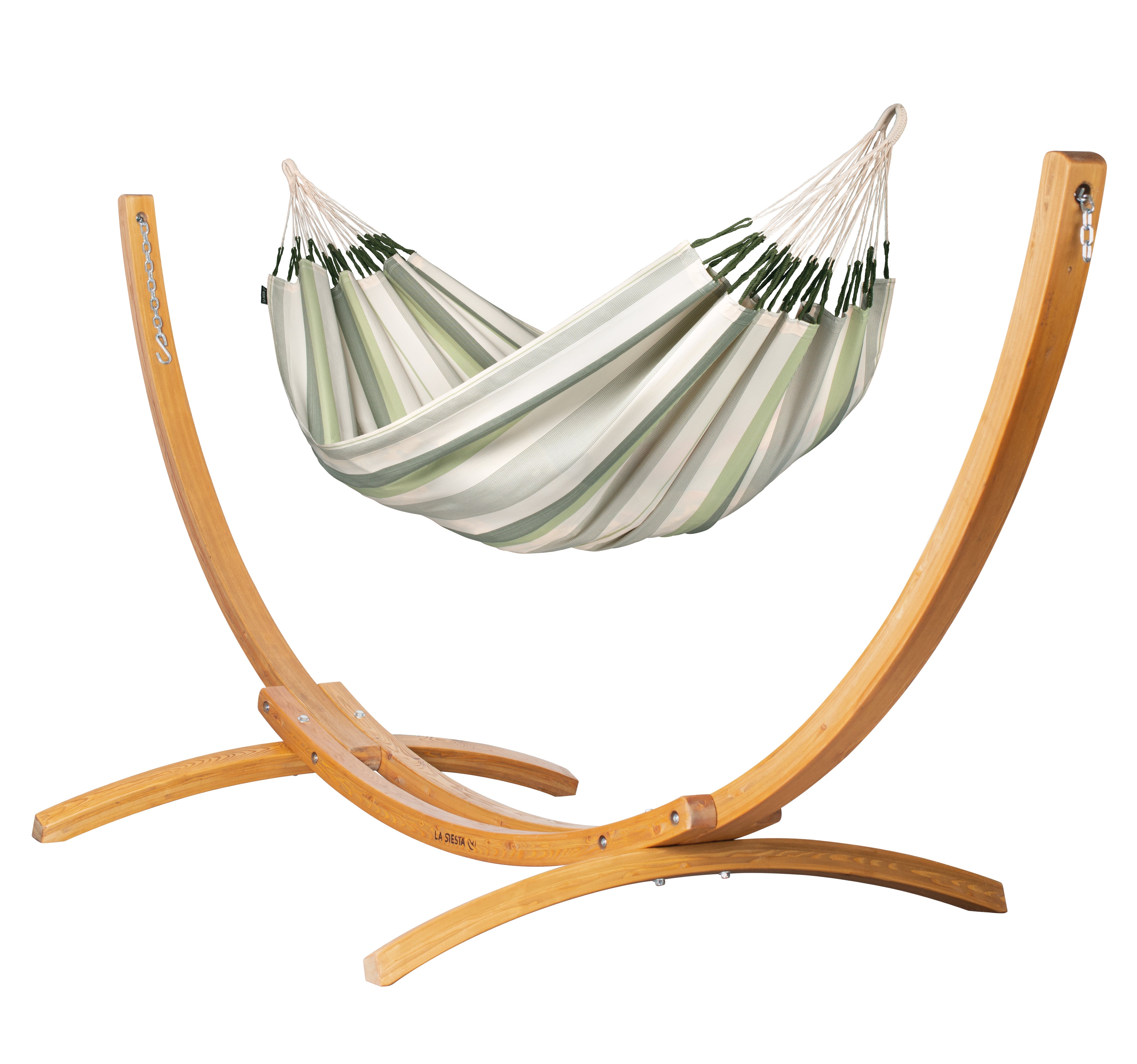 Elipso Outdoor Cedar - Weather-Resistant Kingsize Hammock with FSC® certified Larch Stand