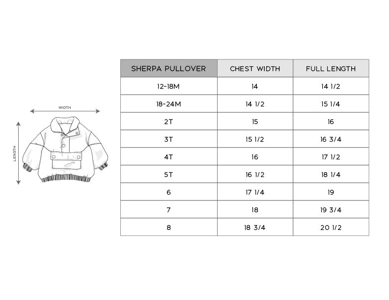 Girl's Sherpa Pullover