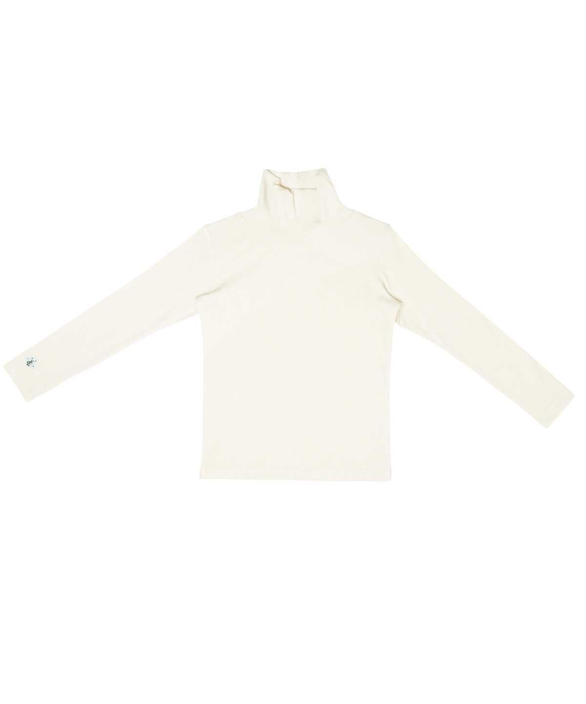 Louise Rib Turtleneck - Oatmilk
