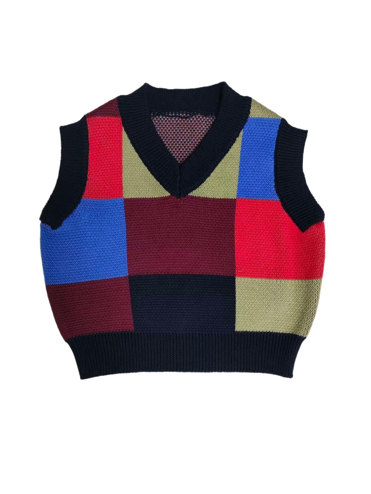 Soft Knit Vest - Navy