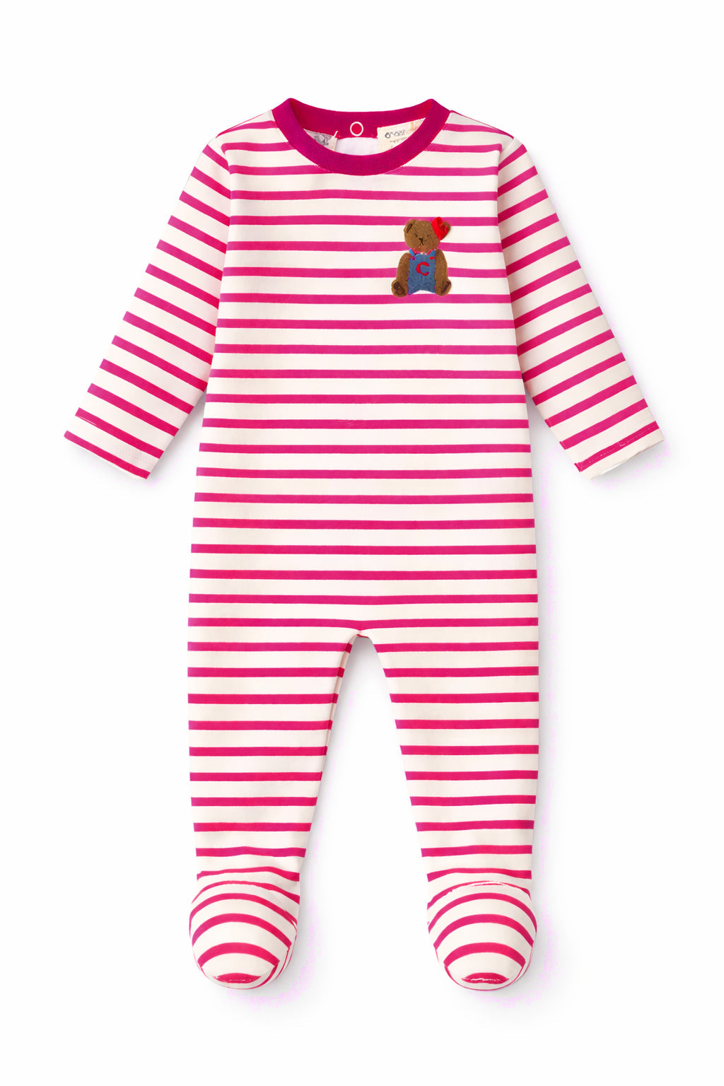 Teddy Lounge Footie - Pink