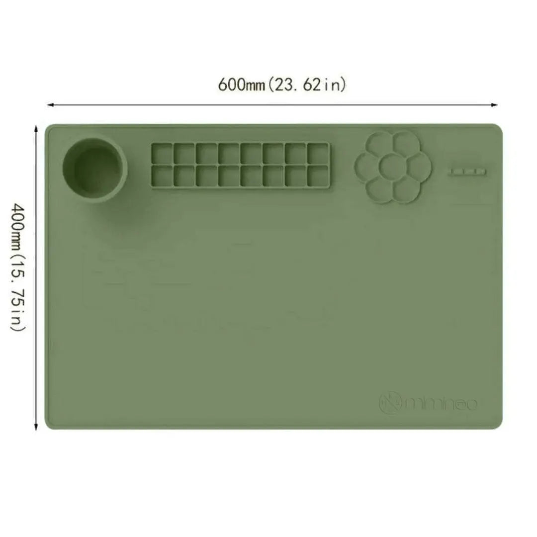 Silicone Activity Painting Mat MKS Miminoo Sage