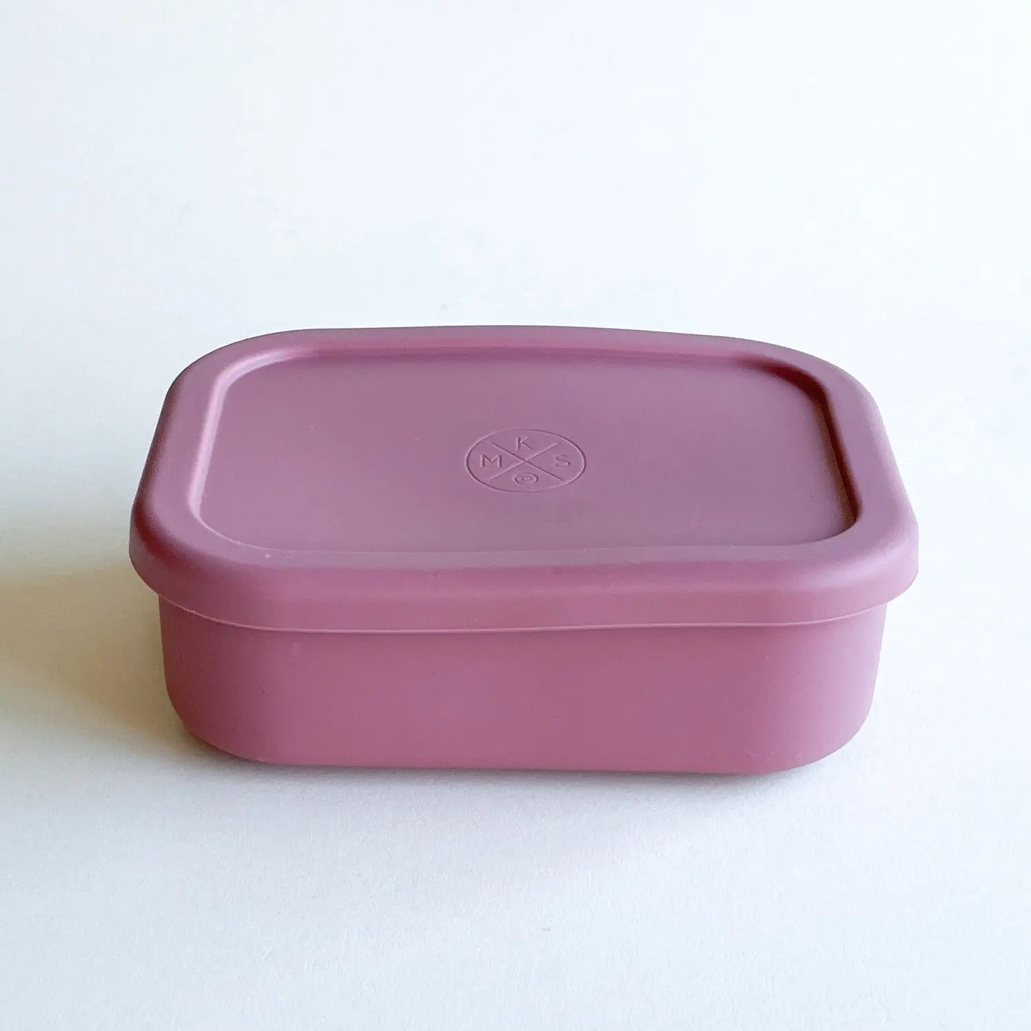 Silicone Bento Lunch & Snack Box for kids & adults Desert Rose
