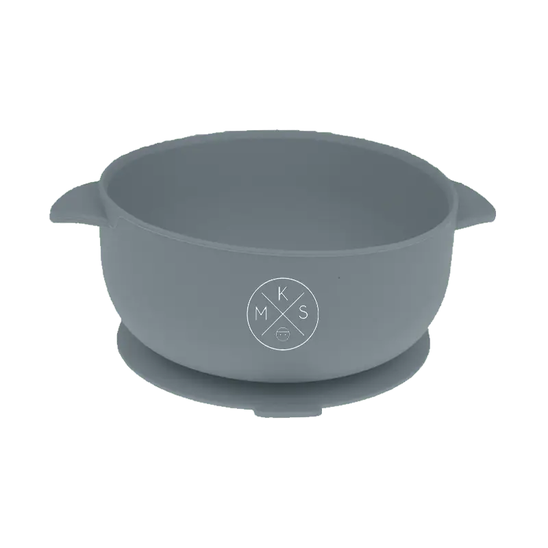 Silicone Bowl with lid - Charcoal