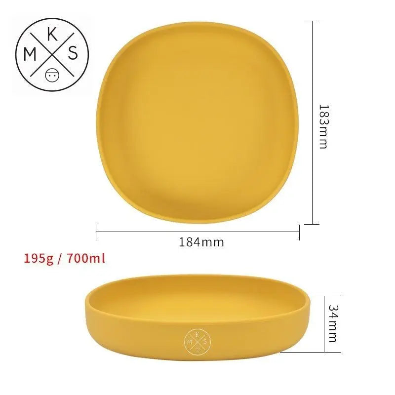 Silicone Kids Plate
