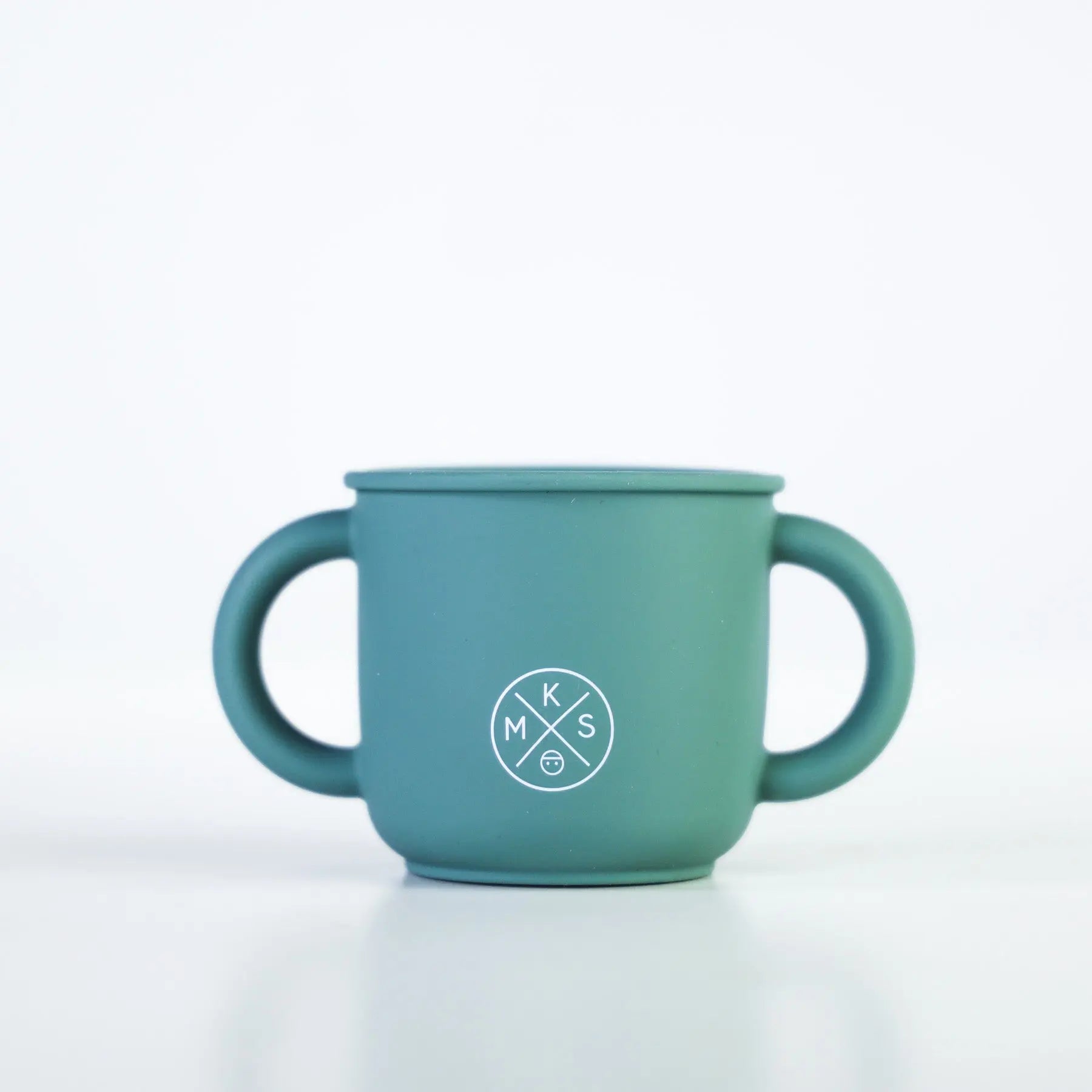 Silicone Sippy Cup with lid and handles Duck