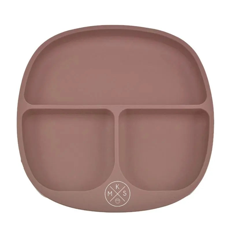 Silicone suction plate - Taupe