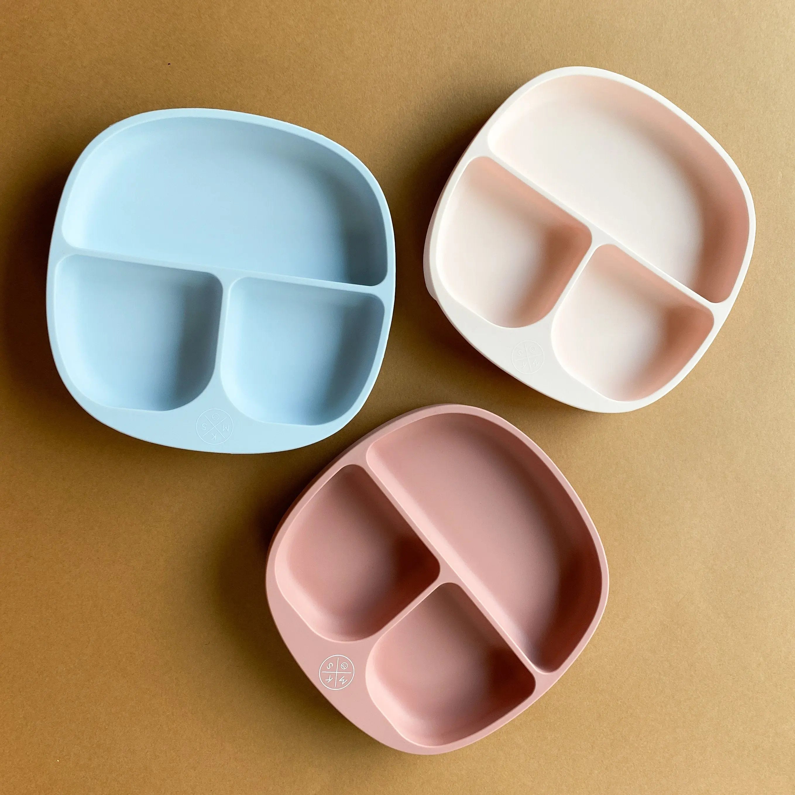 Silicone suction plate - Taupe