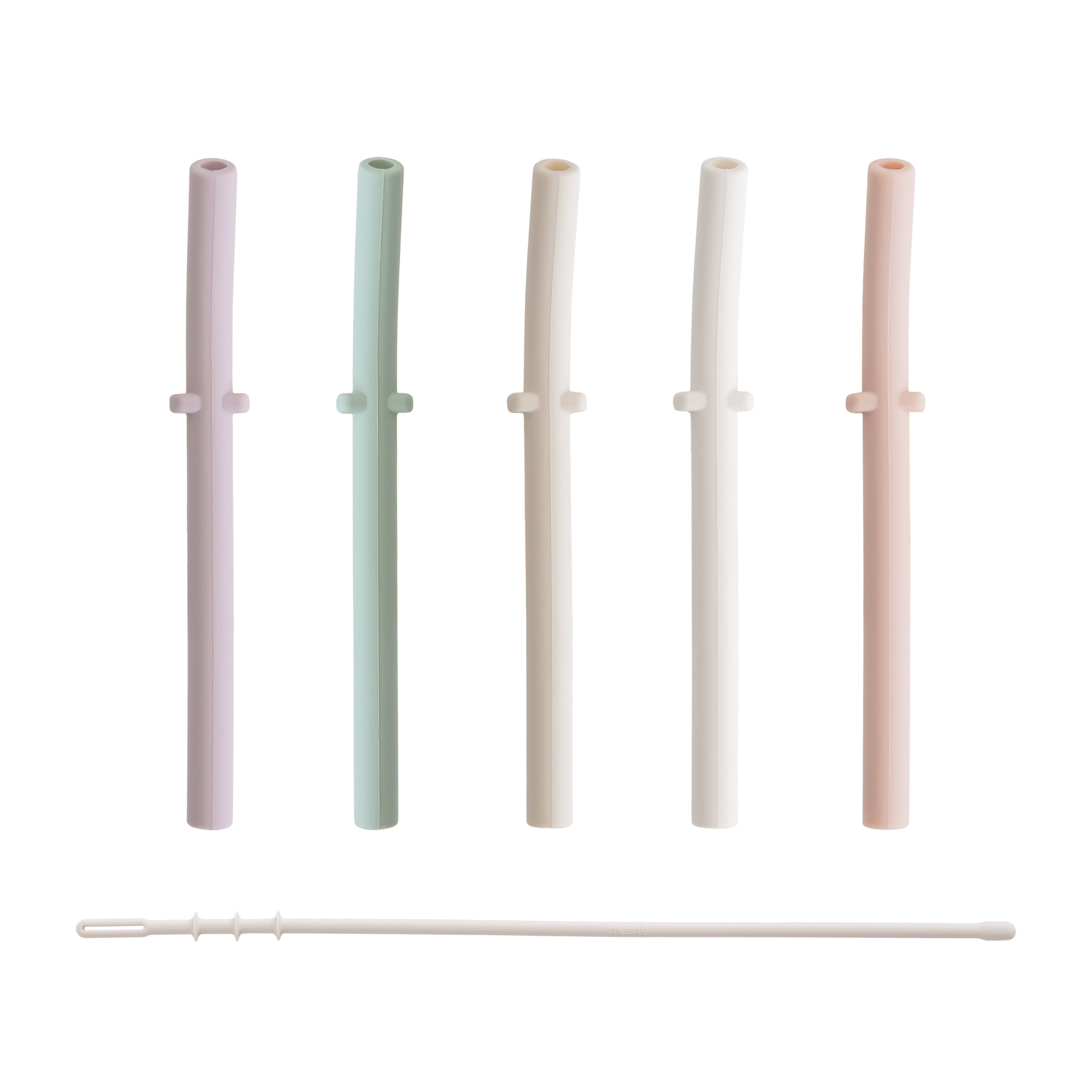 Silicone Replacement Straws - 5 Pack