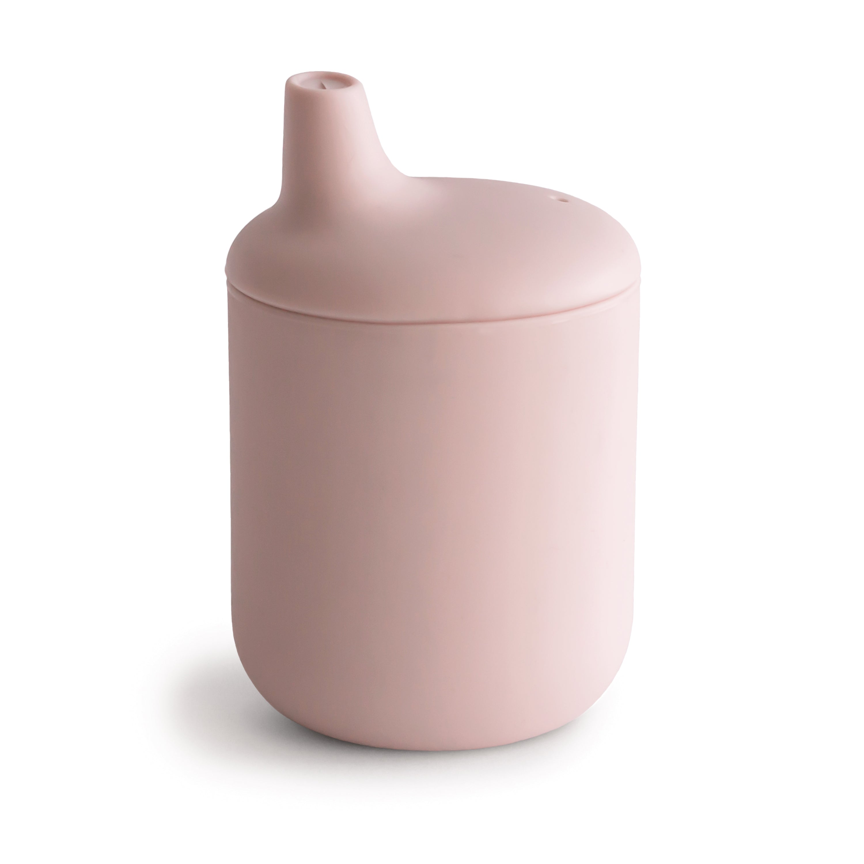 Silicone Sippy Cup Silicone Sippy Cup Mushie Blush  