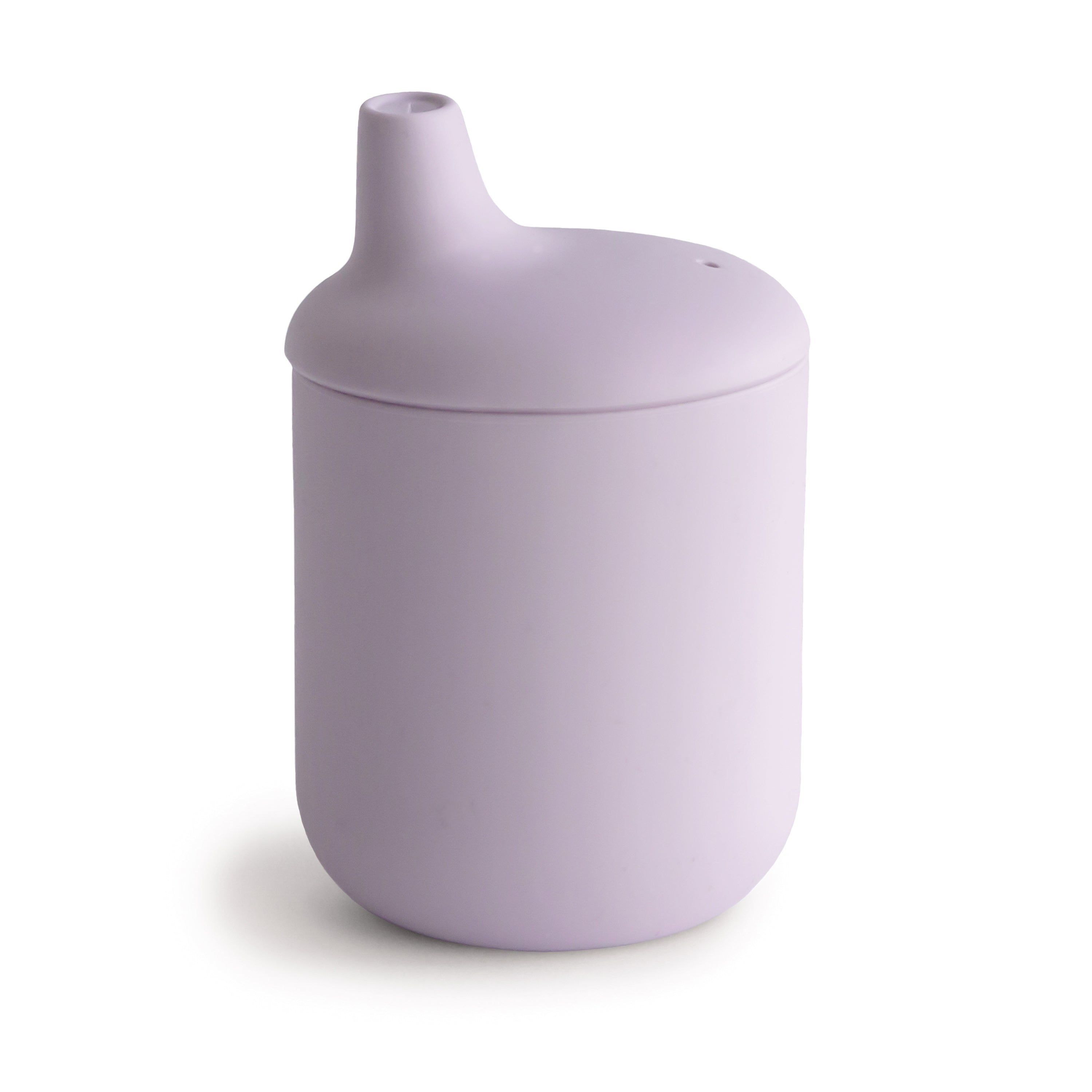 Silicone Sippy Cup Silicone Sippy Cup Mushie Soft Lilac  