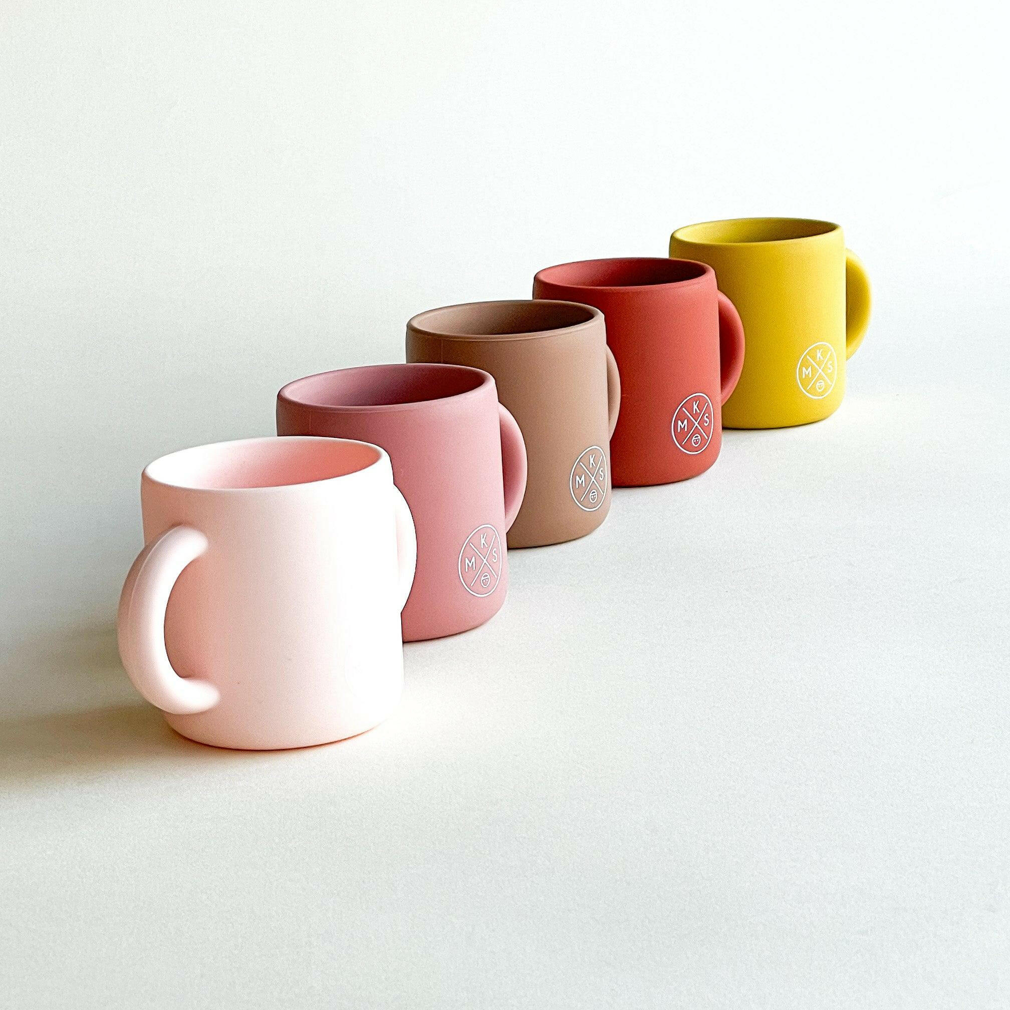Silicone drinking cup for toddlers & kids - Soft Pink Drinking Cup MKS Miminoo   