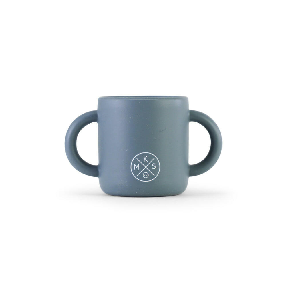 Silicone drinking cup for toddlers & kids Charcoal Grey Drinking Cup MKS Miminoo   
