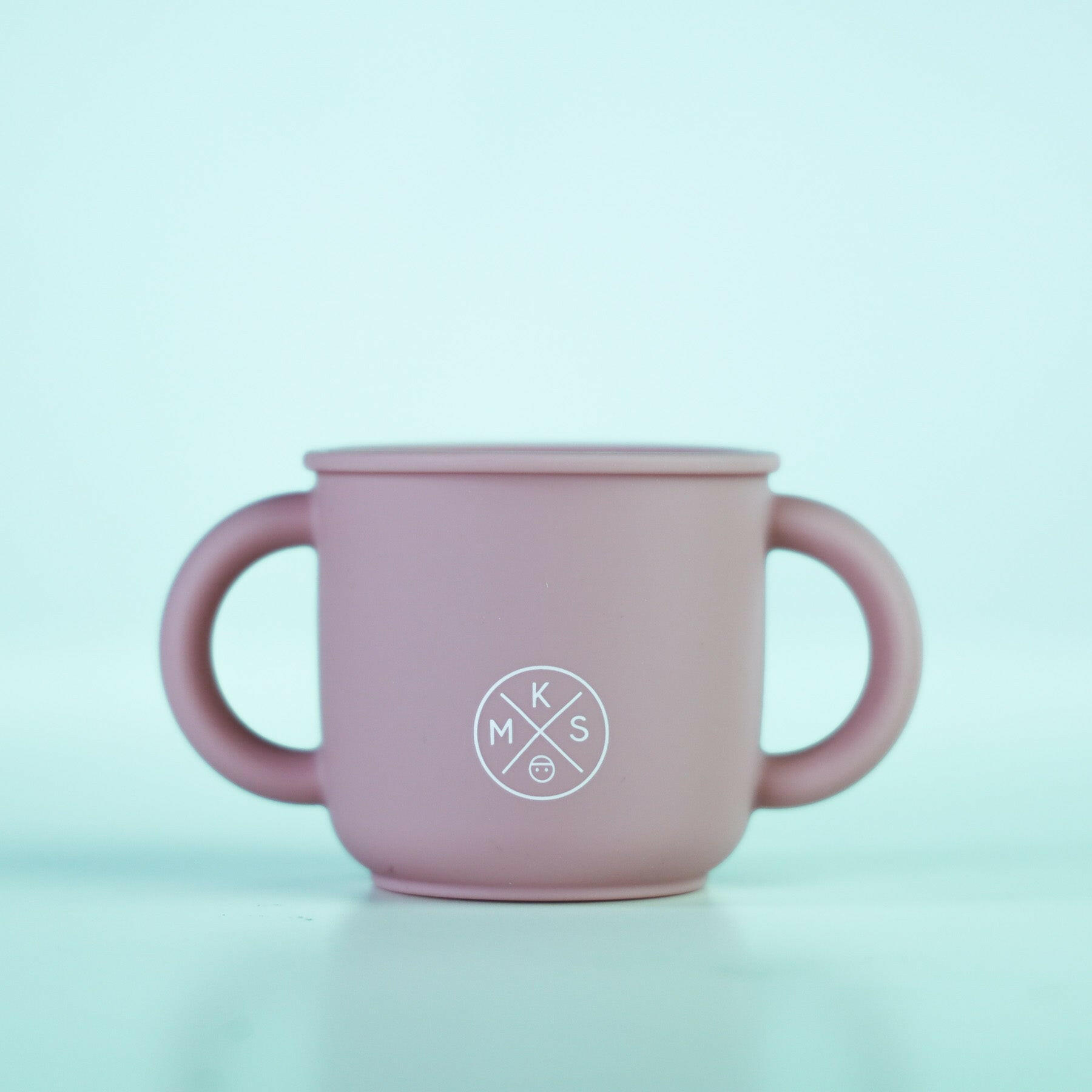 Silicone Sippy Cup with lid and handles Lilac Drinking cup MKS Miminoo   