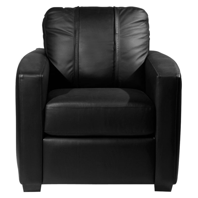 Silver Club Chair with Houston Rockets Team Commemorative Logo