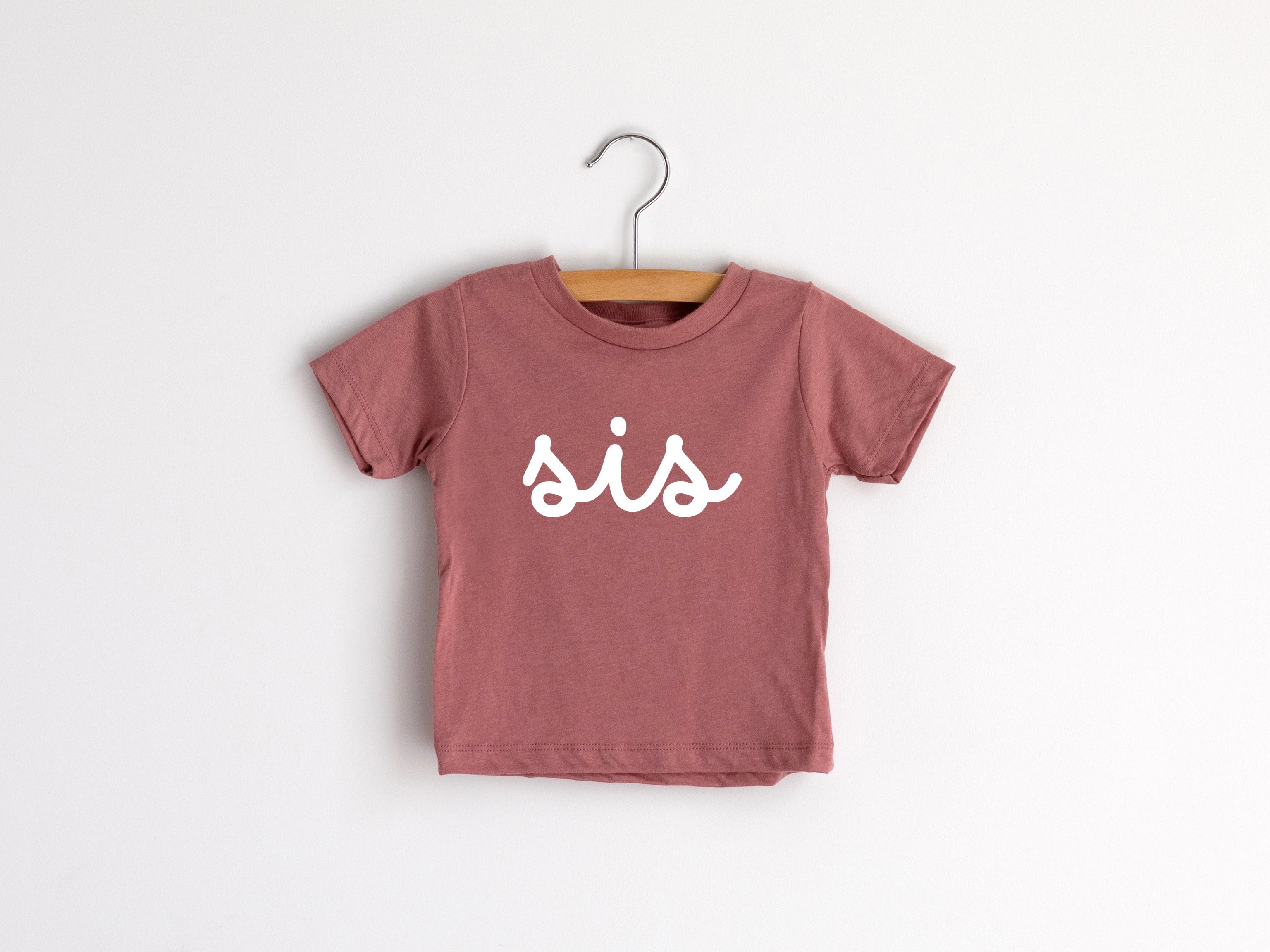 Sis Script Baby and Kids Tee