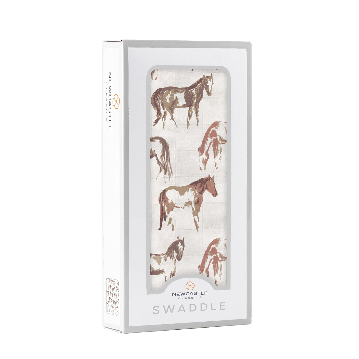 Wild Horses Bamboo Swaddle