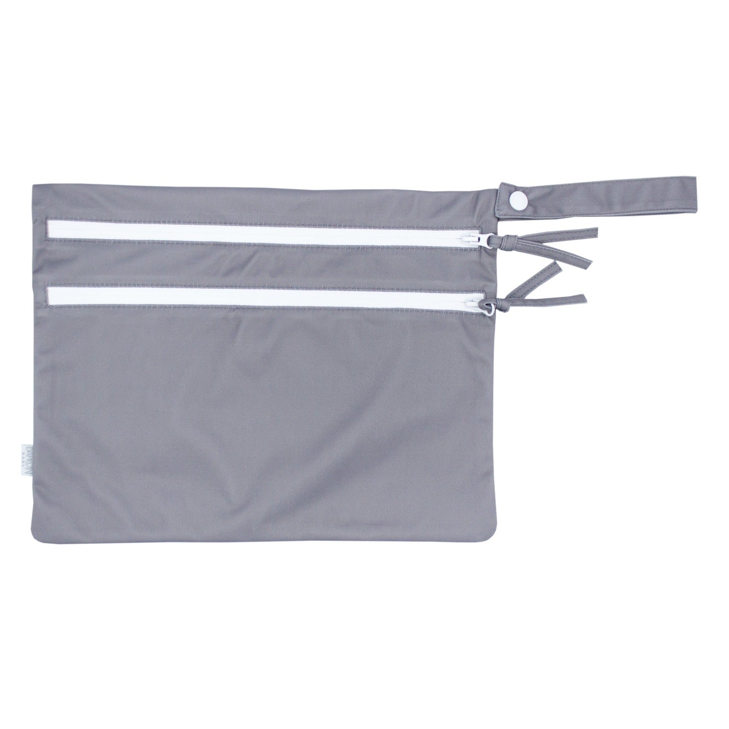 Solid Slate Minimalist - Waterproof Wet Bag (For mealtime, on-the-go, and more!)  BapronBaby   