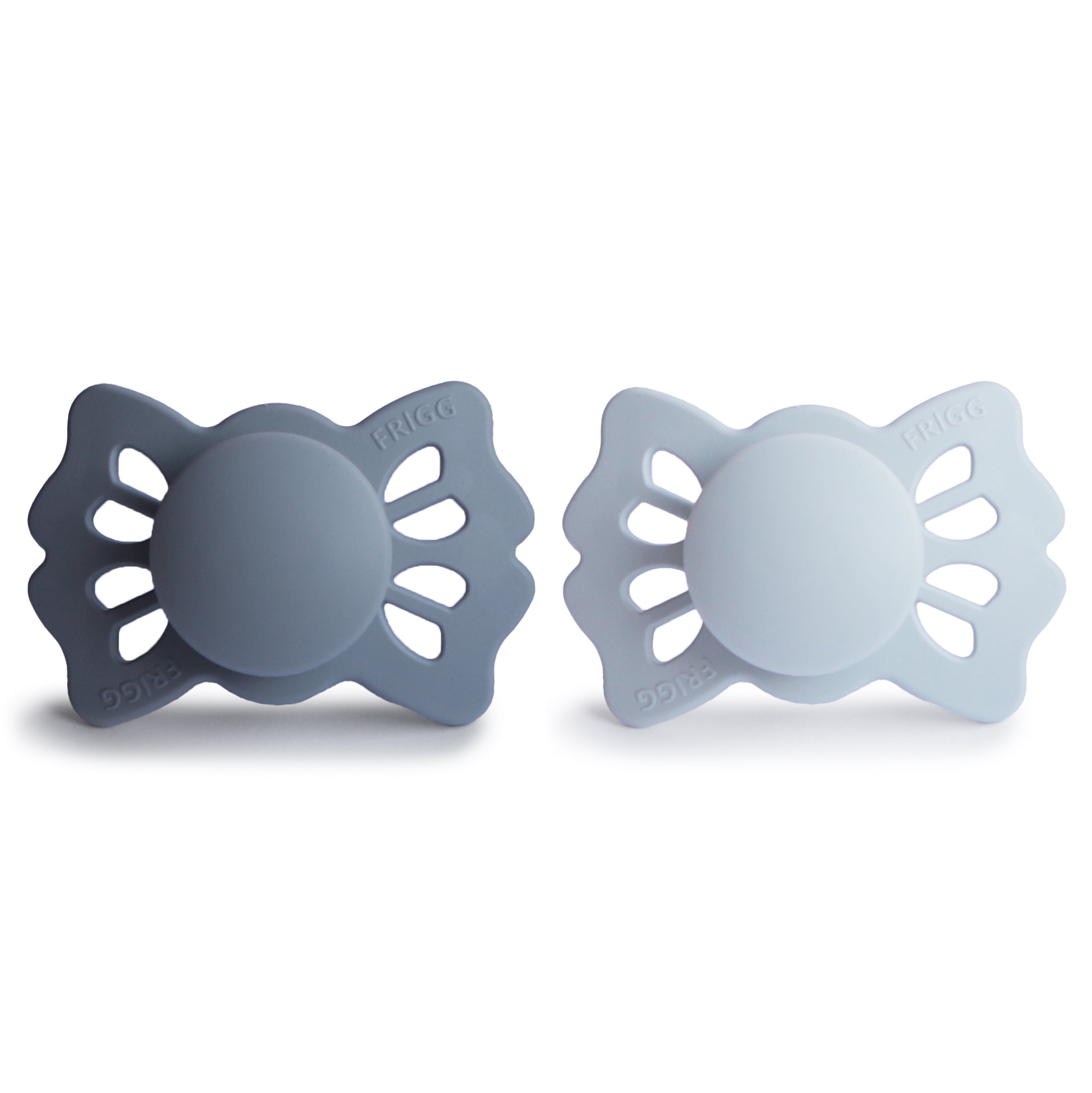 FRIGG Lucky Symmetrical Silicone Pacifier 2-Pack (0-6 Months) FRIGG PACIFIERS Mushie   